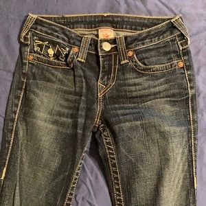 True Religion Low rise boot cut size 27R
